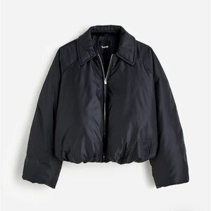 Madewell Bomber Puffer Jacket